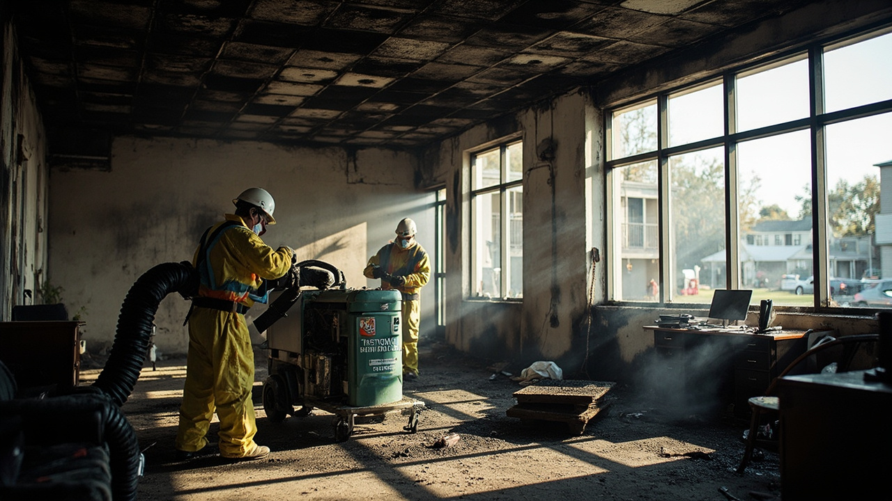 How Professional Commercial Fire & Smoke Cleanup Works