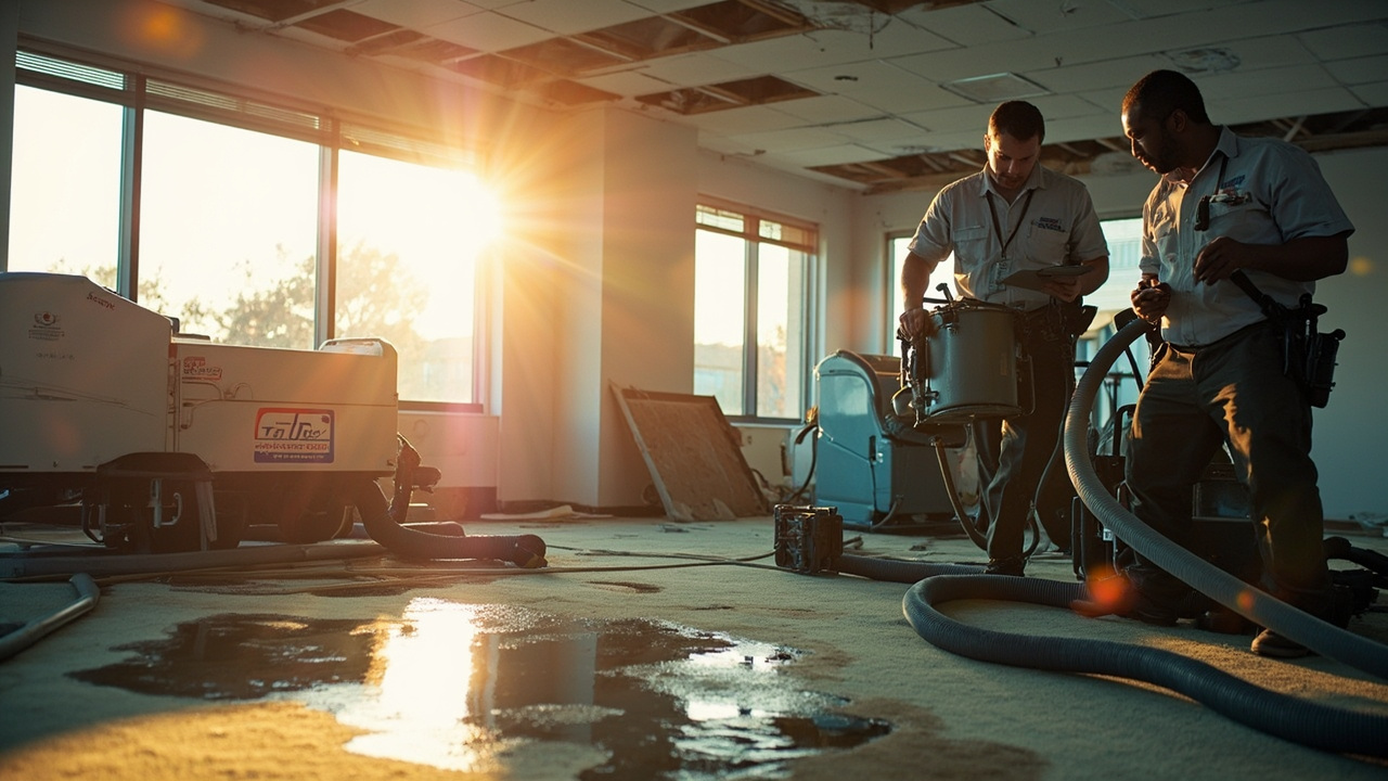 Our Commercial Water Damage Restoration Methodology