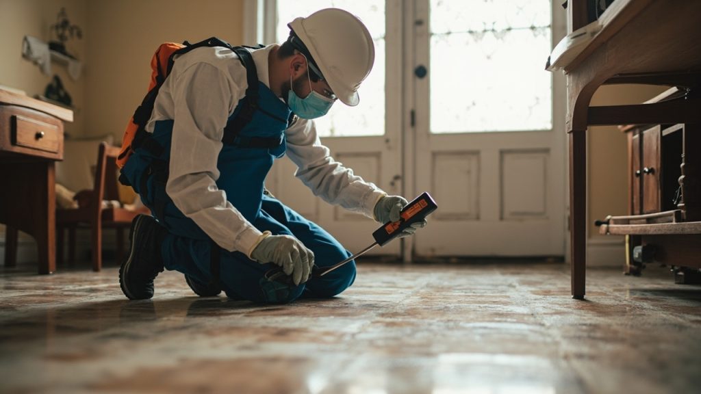 The best way to handle a major toilet overflow in