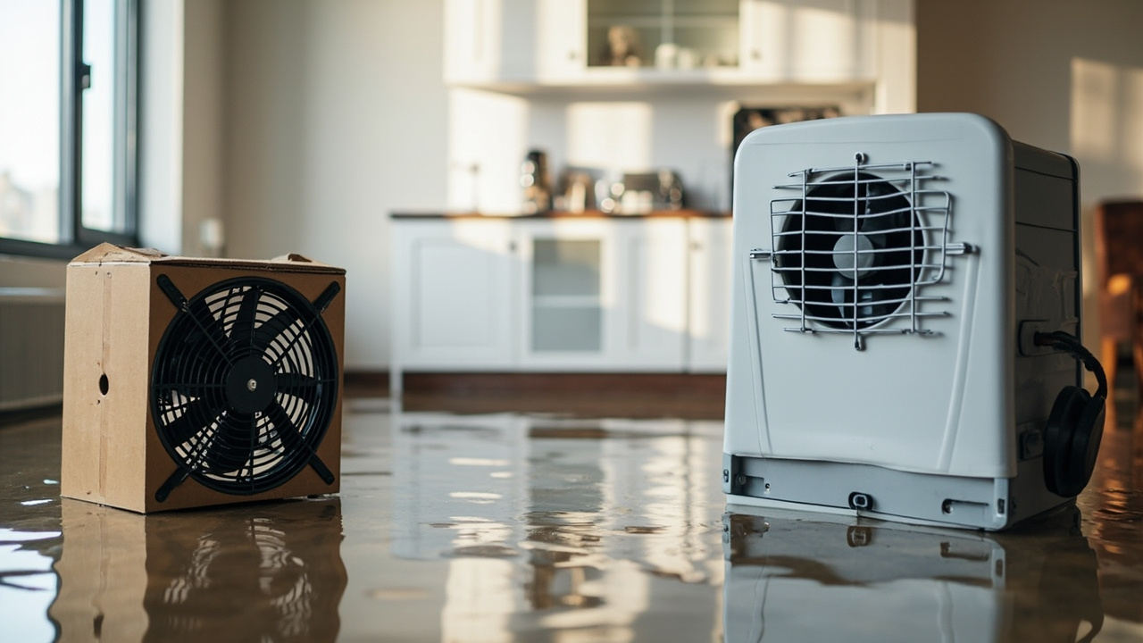 Why Professional Grade Air Movers Beat Standard Box Fans for Drying an Audubon Home